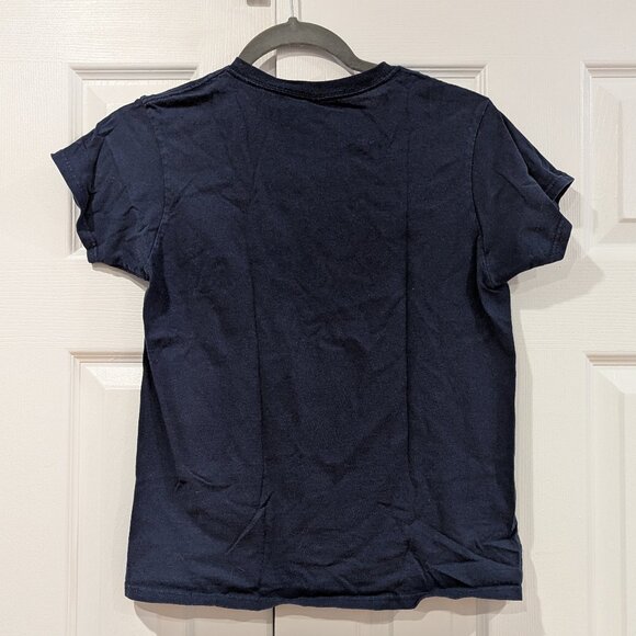 Gildan T-shirt Navy blue Sports! size small - Picture 2 of 2